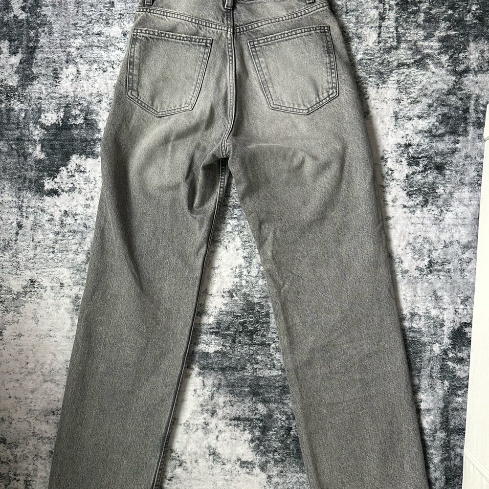 Zara Gray Denim Jeans